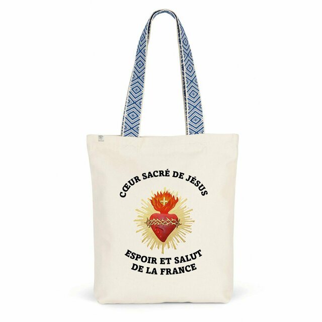 Image back Totebag _ Cœur Sacré de Jésus