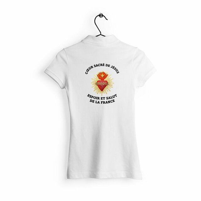 Image back Polo Femme _ Cœur Sacré de Jésus