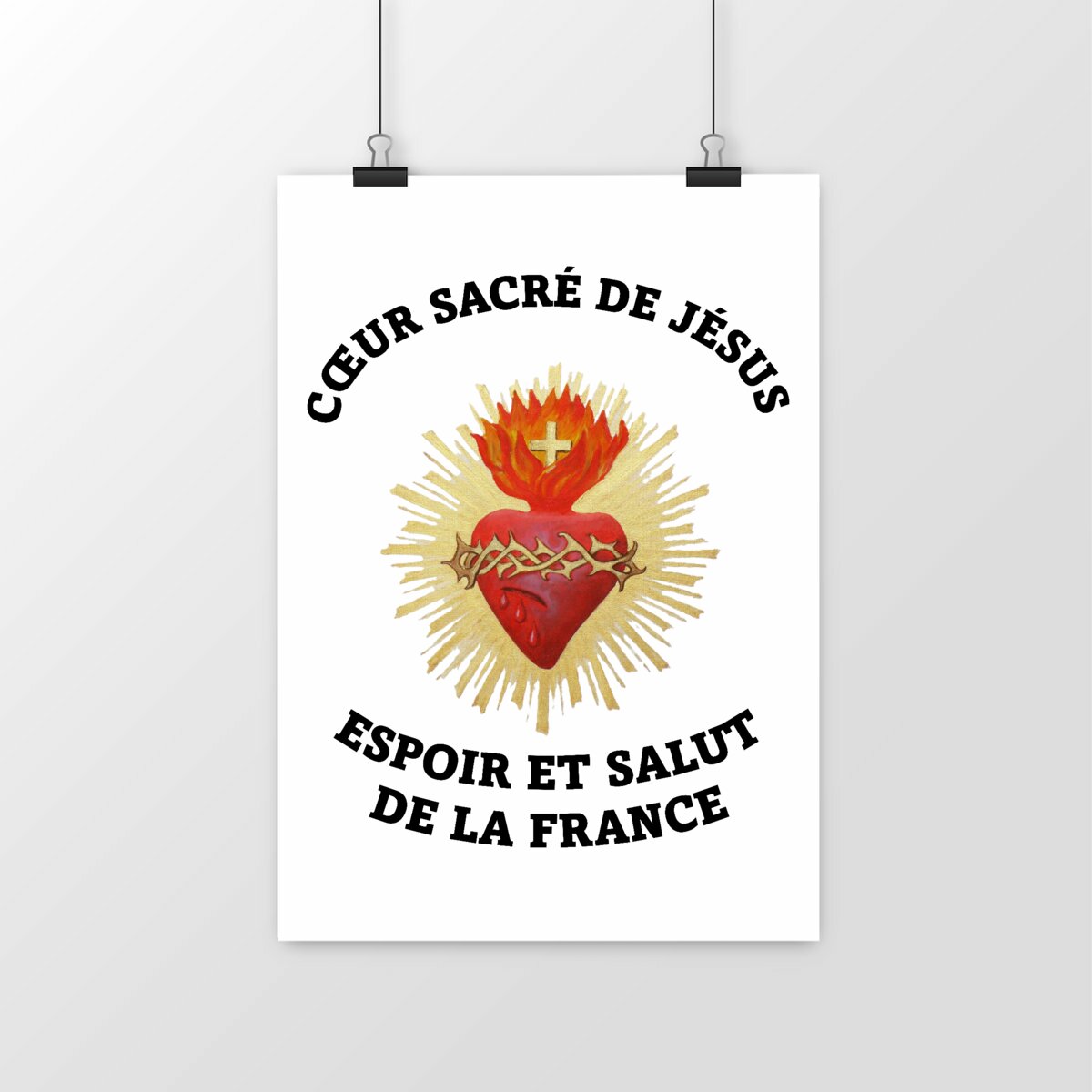 Image front Poster _ Cœur Sacré de Jésus