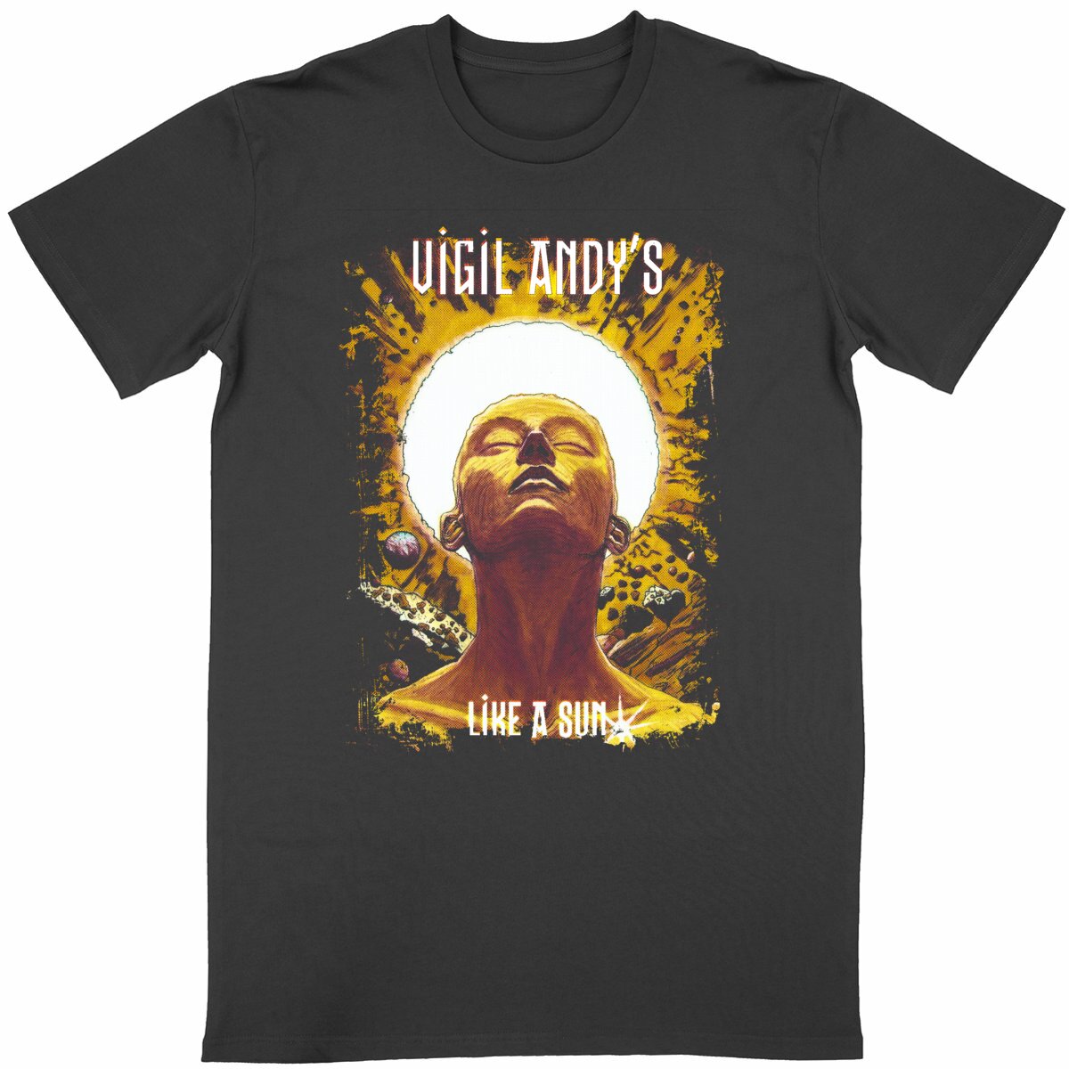 Like a Sun Black Tee - Image