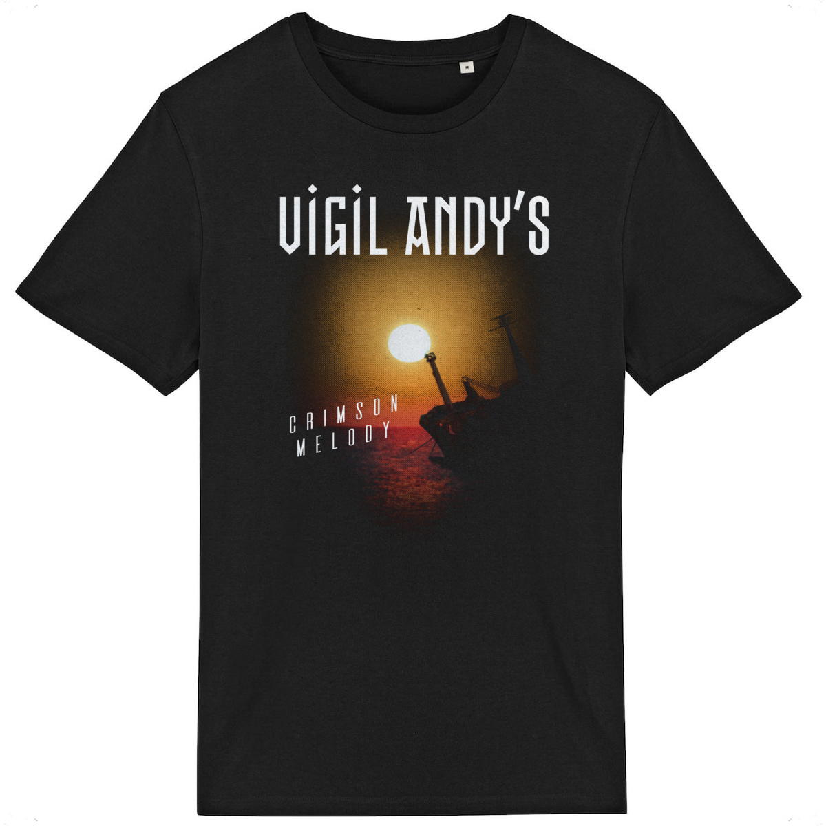 Crimson Melody Lightweight Unisex Tee - Image