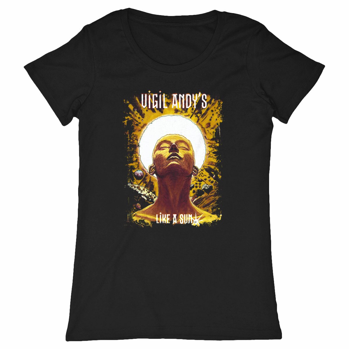 Like a Sun Black Women's Tee - Image