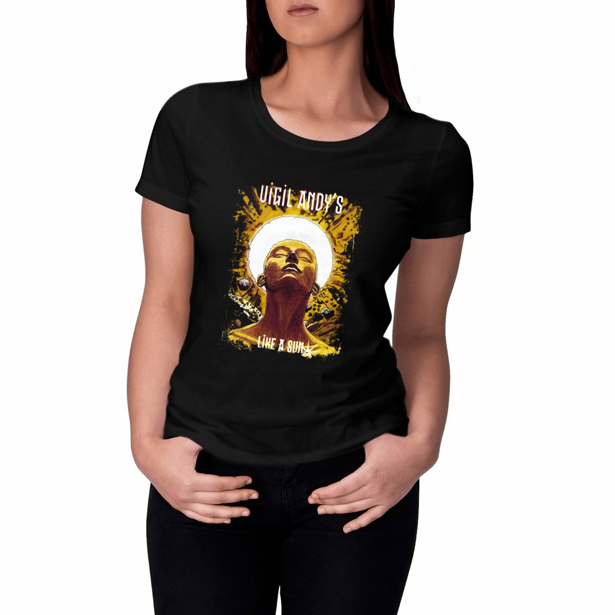 Like a Sun Black Women's Tee