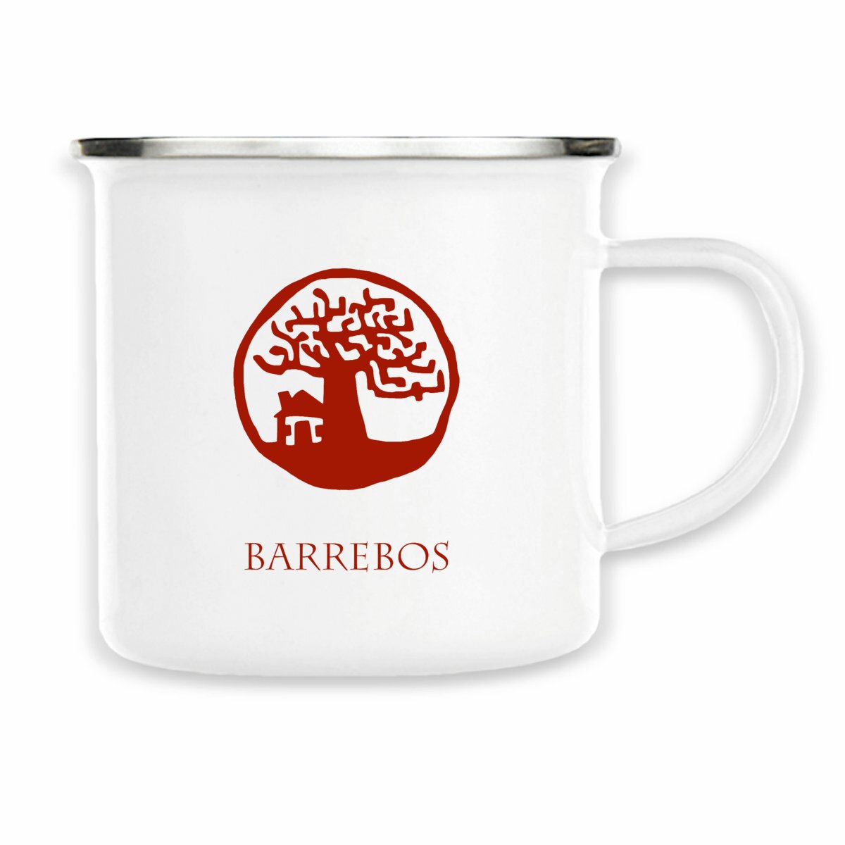 Barrebos emaille mok - Image