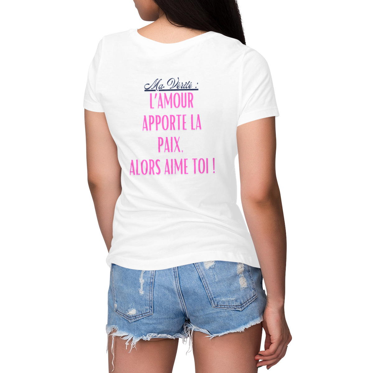 Image front T-shirt Femme Epais : Exposez Votre Vérité !