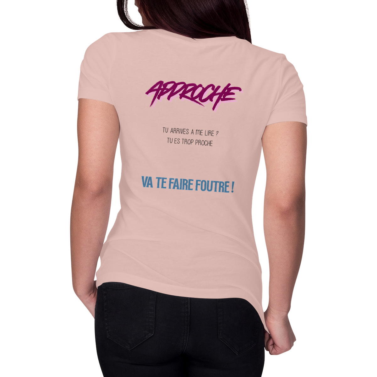 Image front T-shirt Femme Epais - Déclinez les Approches avec Style !