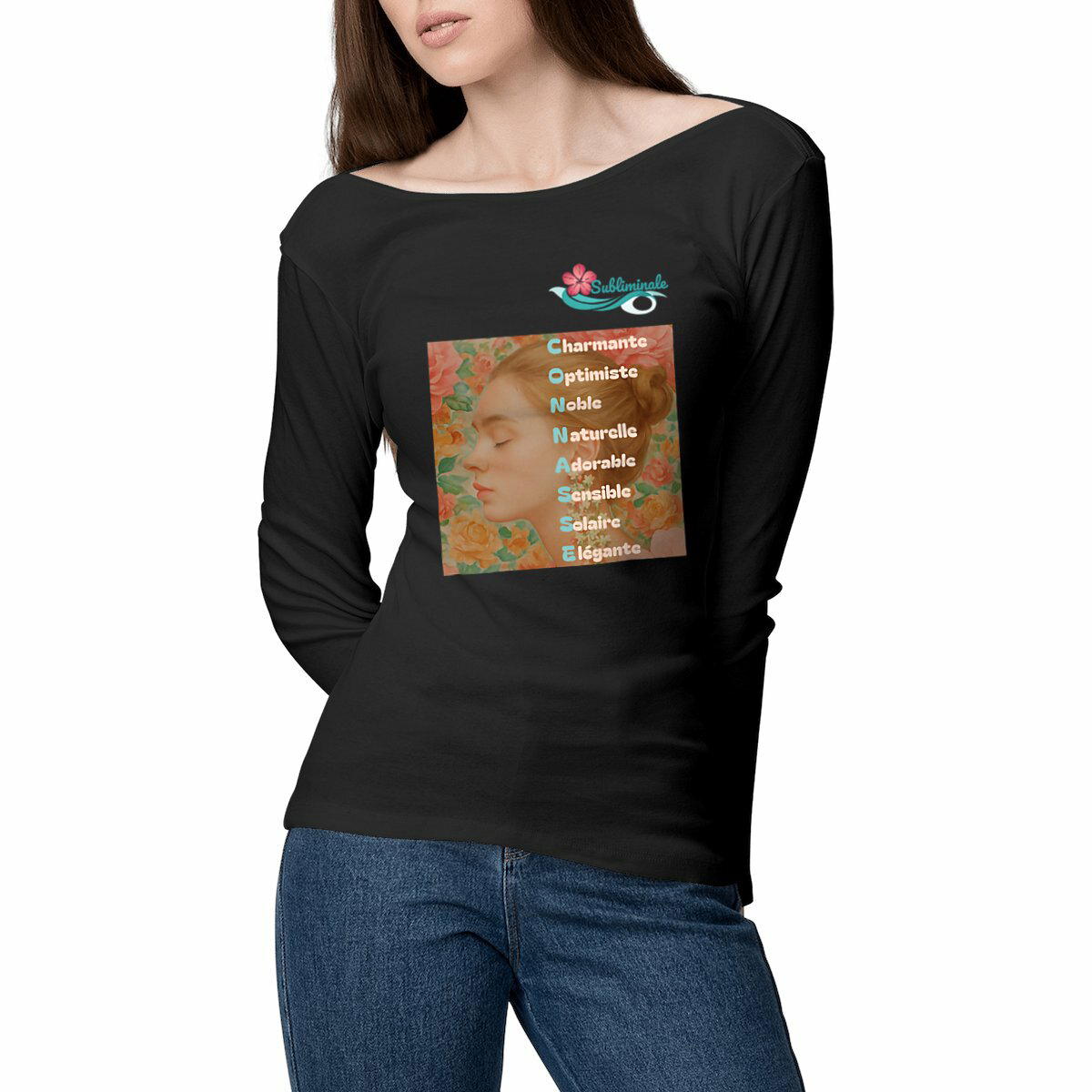 Image front T-shirt Long - Révelez votre côté Connasse !