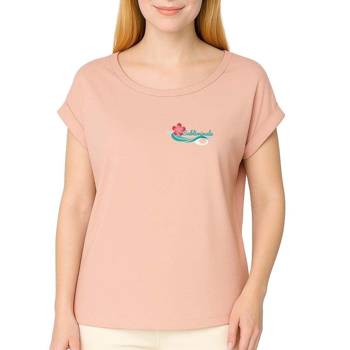 Image front T-shirt Femme Manches à Revers - Révelez votre côté Connasse !