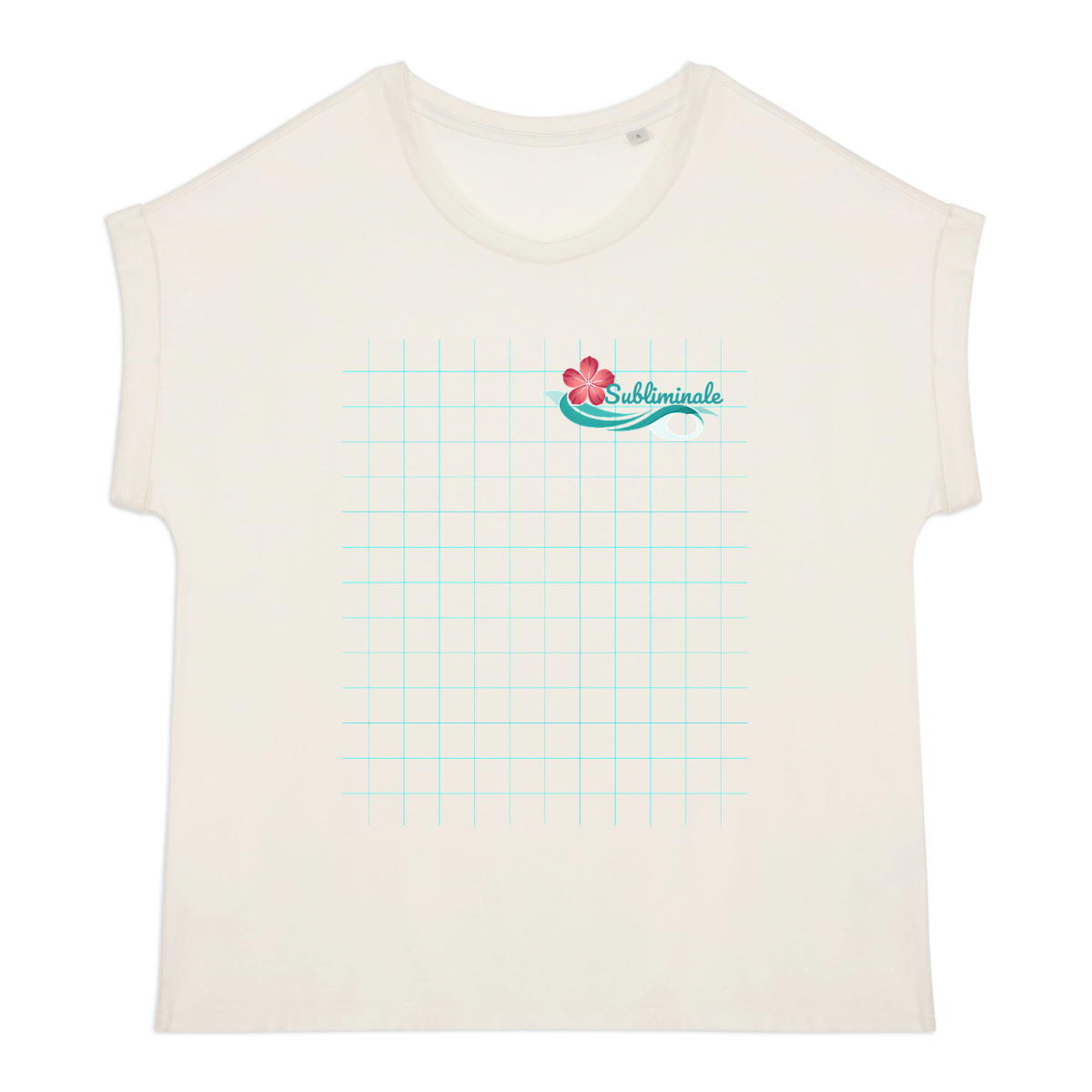 Image back T-shirt Femme Manches à Revers - Dévoilez votre Charme Singulier !