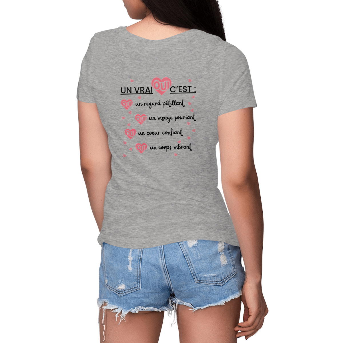 Image front T-shirt Femme Epais - Affirmez la Révolution du Consentement !