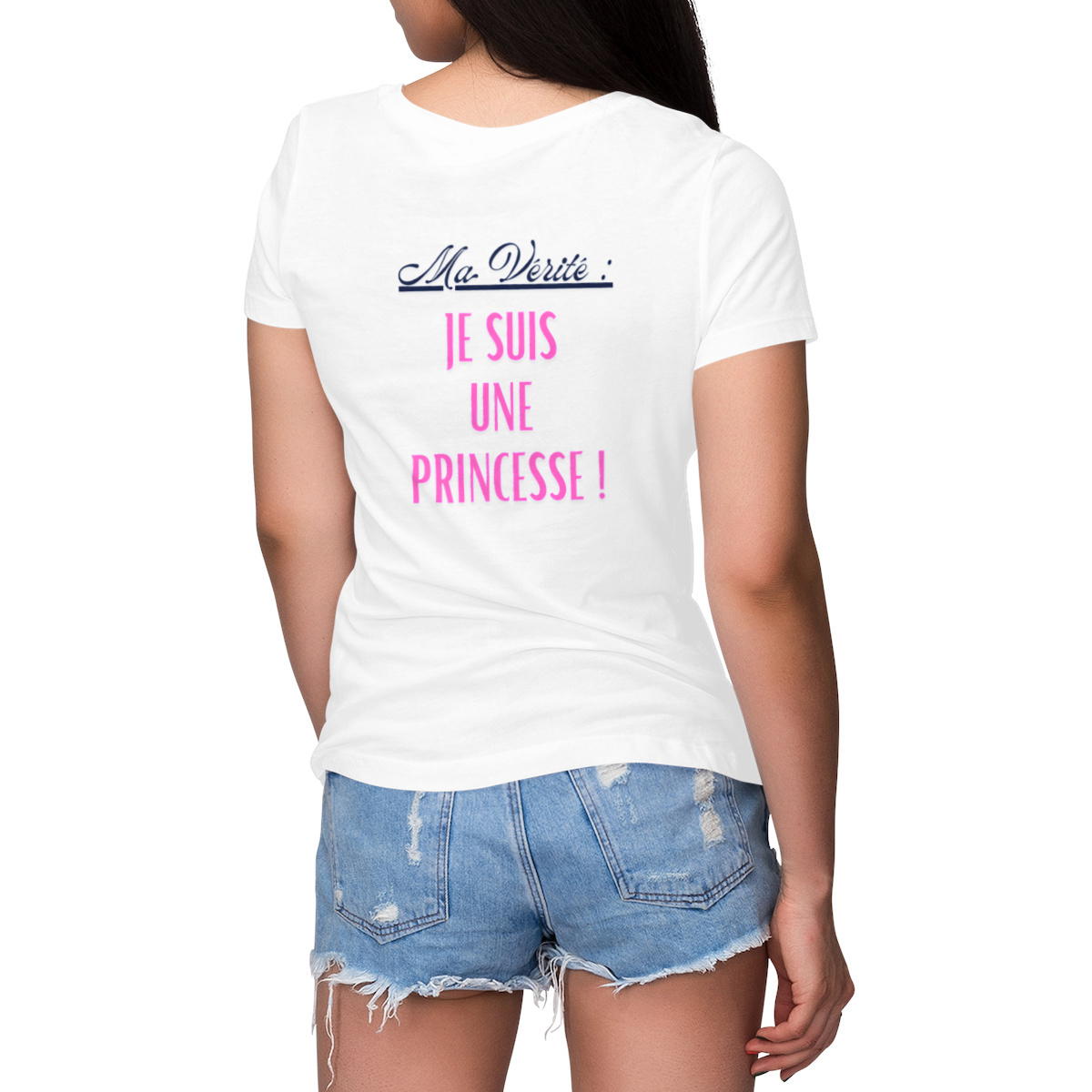 Image front Tee-Shirt Femme Epais - Exposez Votre Vérité !