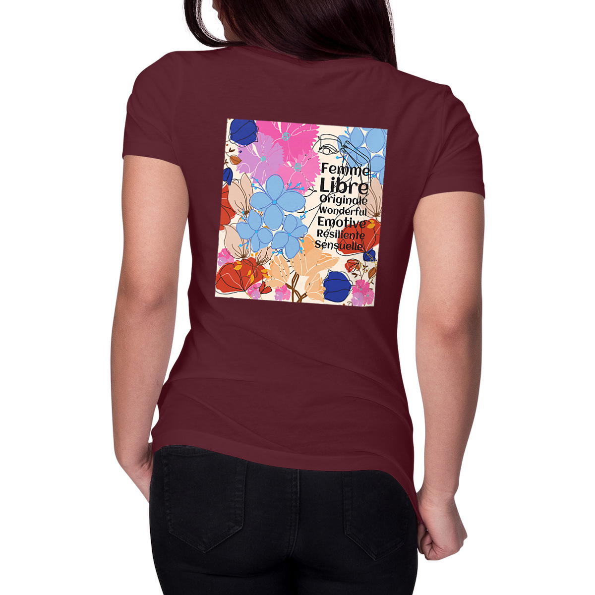 Image front T-shirt Femme Epais - Arborez vos Supers Pouvoirs !