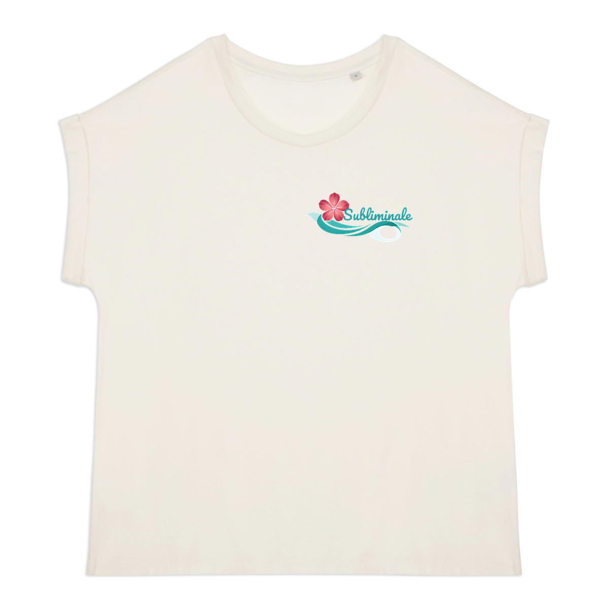 Image back T-shirt Femme Manches à Revers - Affirmez la Révolution du Consentement !