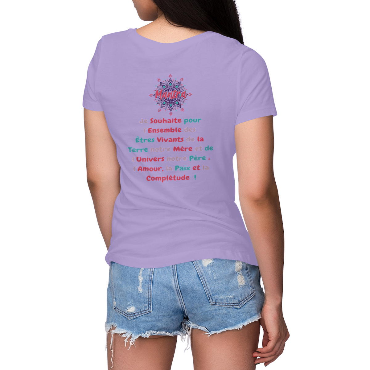 Image front T-shirt Femme Epais : Rayonnez, Diffusez et Inspirez le Monde !