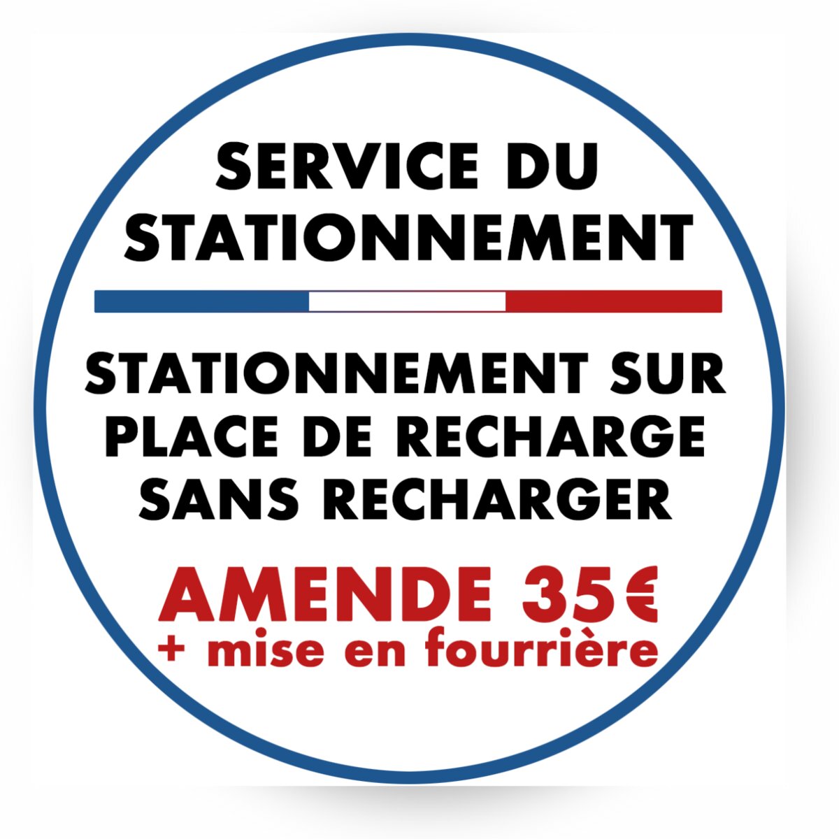 Image front Sticker squatteur de borne