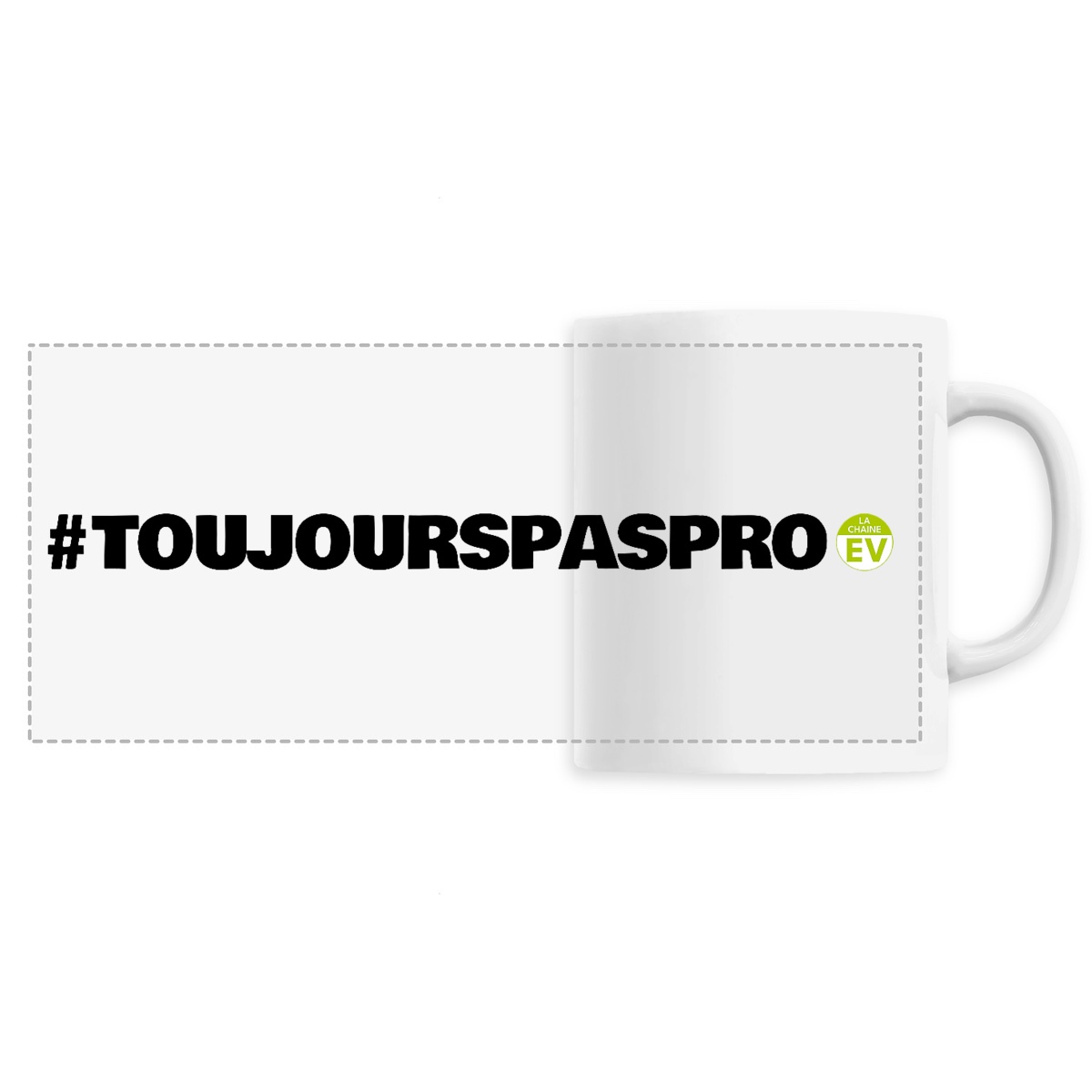 Image front Le mug #toujourspaspro