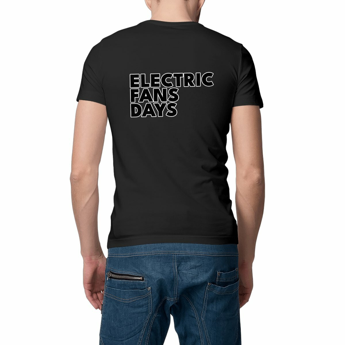 Image front Tshirt Electric Fans Day