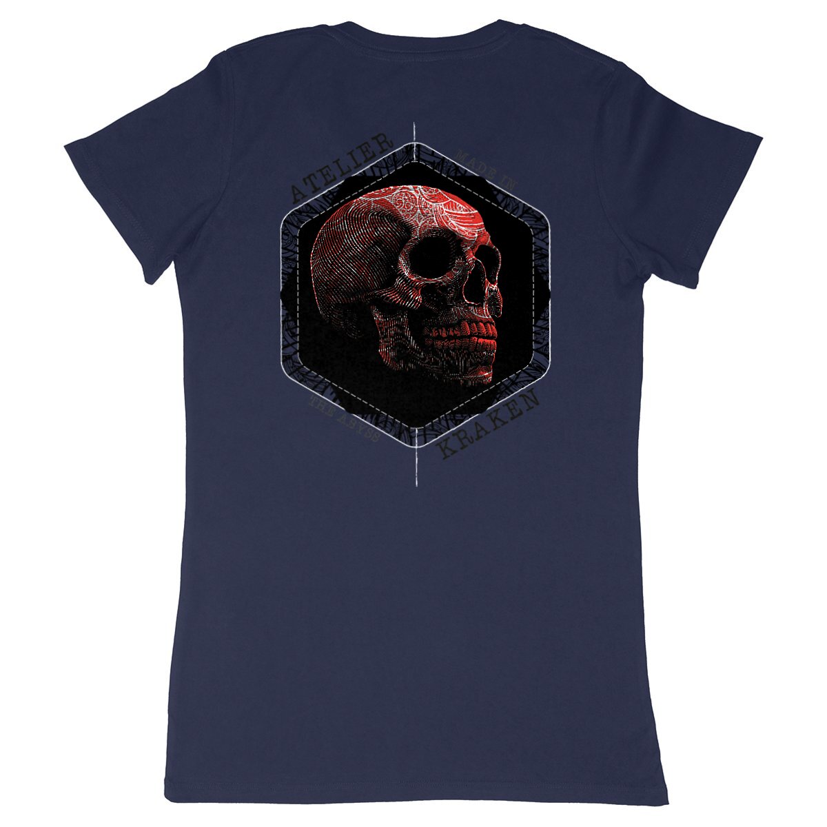 T-Shirt SKULL - Atelier Kraken Femme
