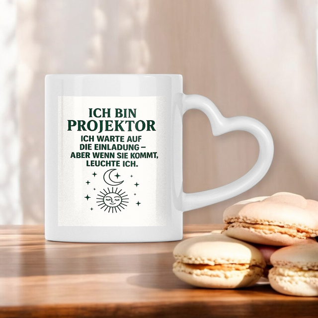 Image du produit Herzförmiger Becher mit Human Design Projektor