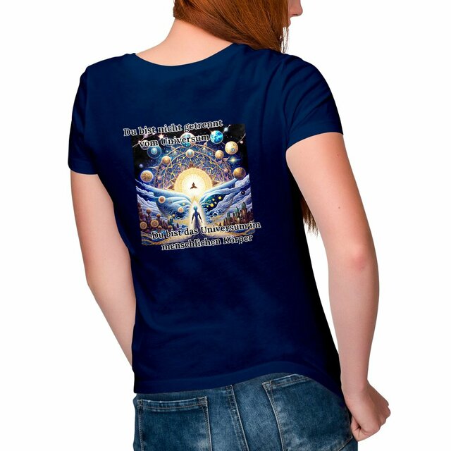 Image front T-Shirt - das Universum ist in dir