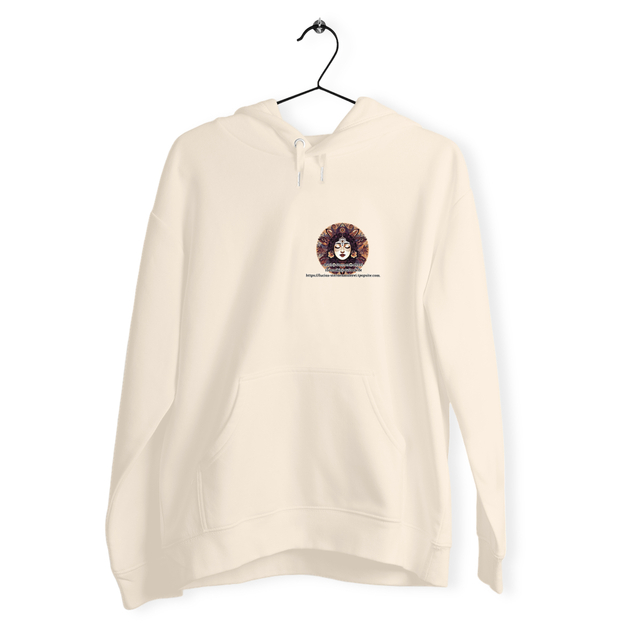 Image back Hoodie with Spiritual quote and beautiful back print