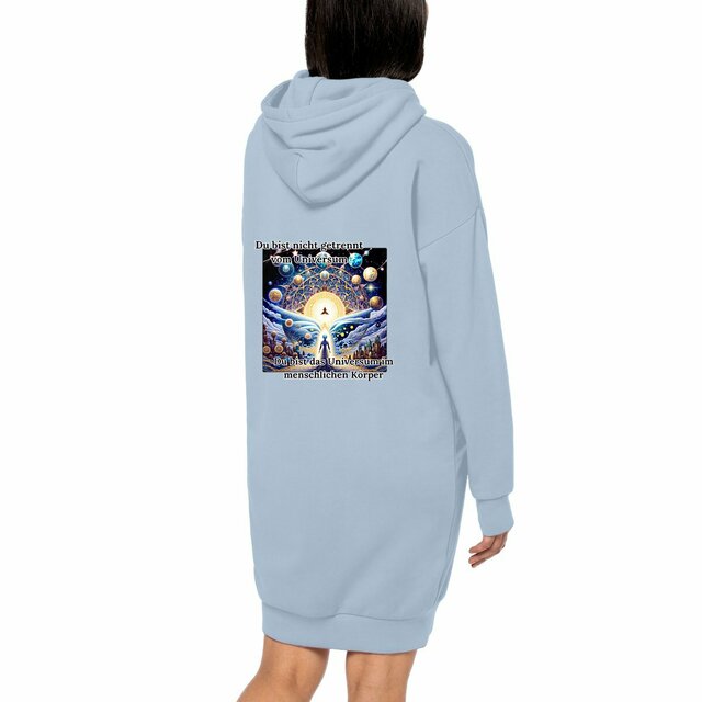 Image front Hoodiedress - das Universum in dir