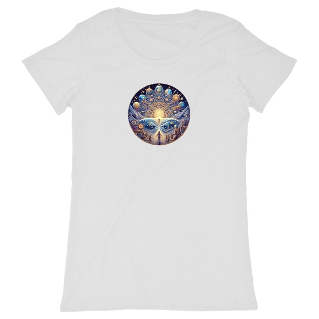 Image back Cosmic Alignment Shirt ohne Text