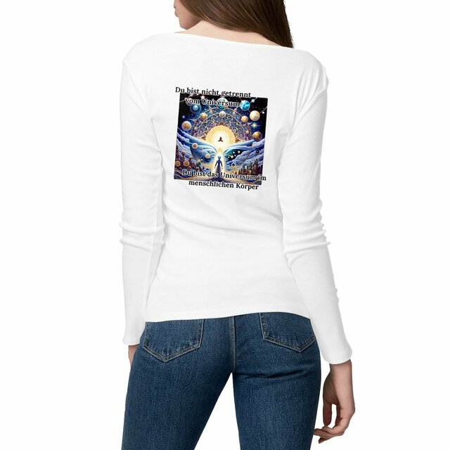 Image front Long Sleeve Shirt - das Universum ist in dir