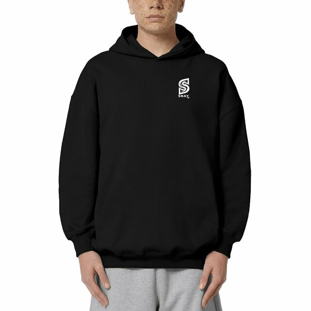 Image front Sweat à Capuche Oversize SNAY "Ecdysis" - Logo White -  Design Unique et Durable 