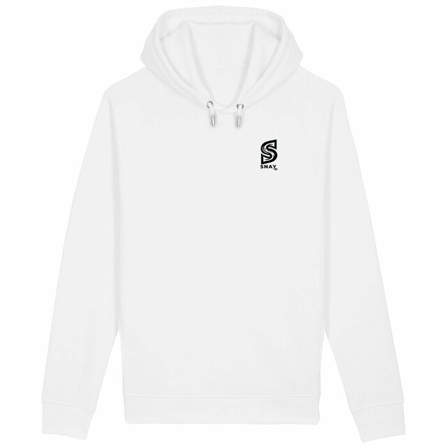 Image back Sweat à Capuche Oversize SNAY Ecdysis Full White avec Poches Latérales - Streetwear Durable