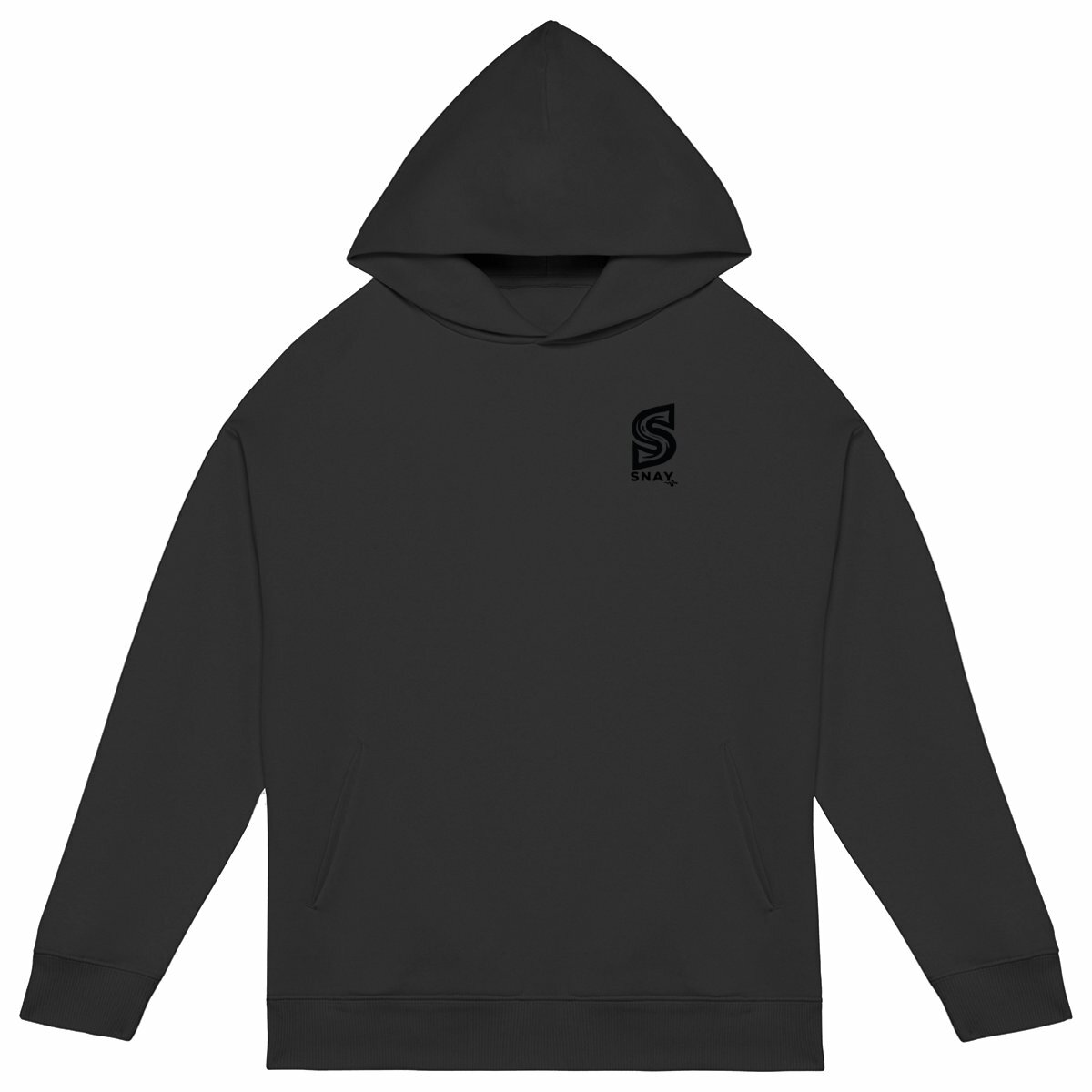 Image back Sweat à Capuche Oversize SNAY "Ecdysis" - Logo Black -  Design Unique et Durable 