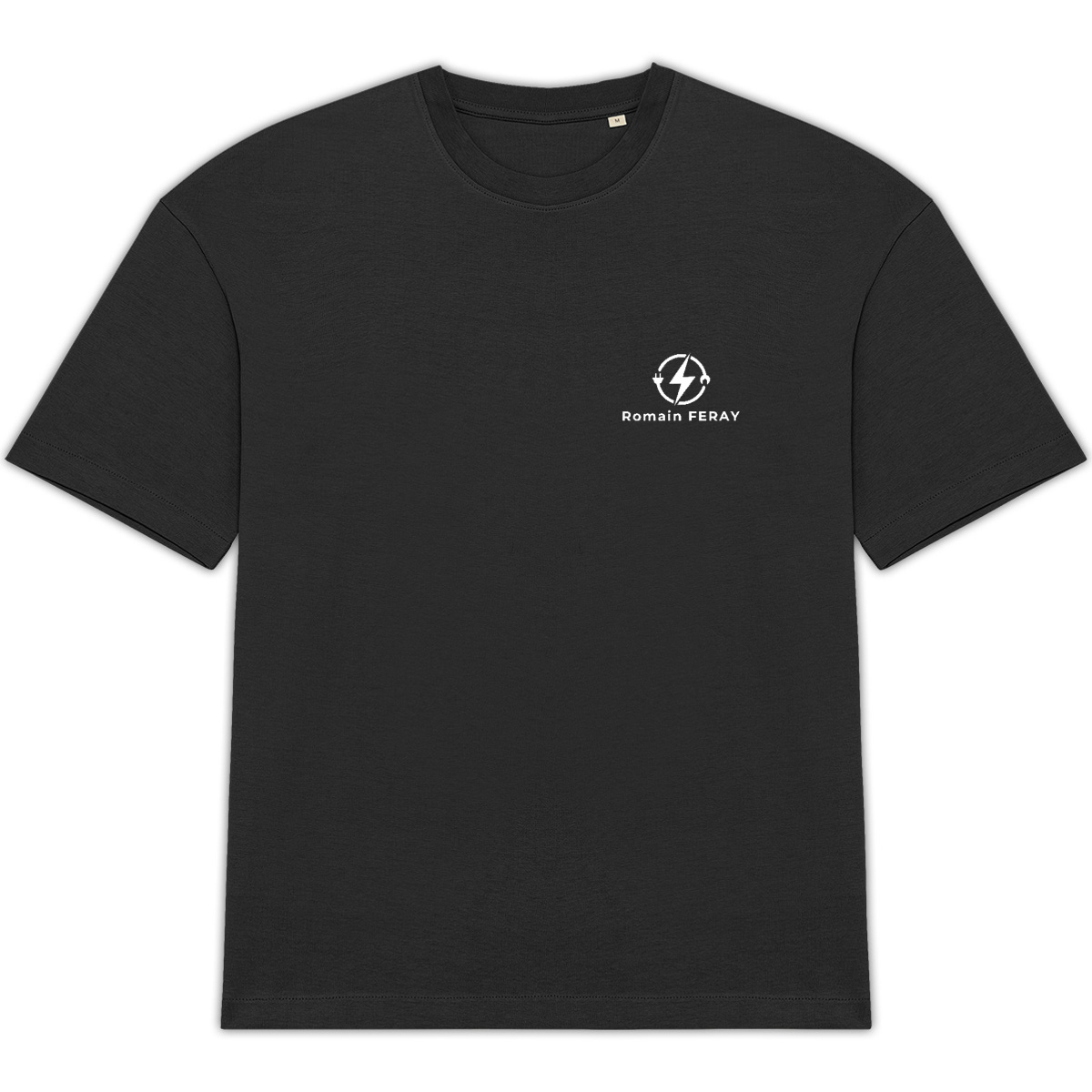 Image back T-shirt RFelctrcité noir 