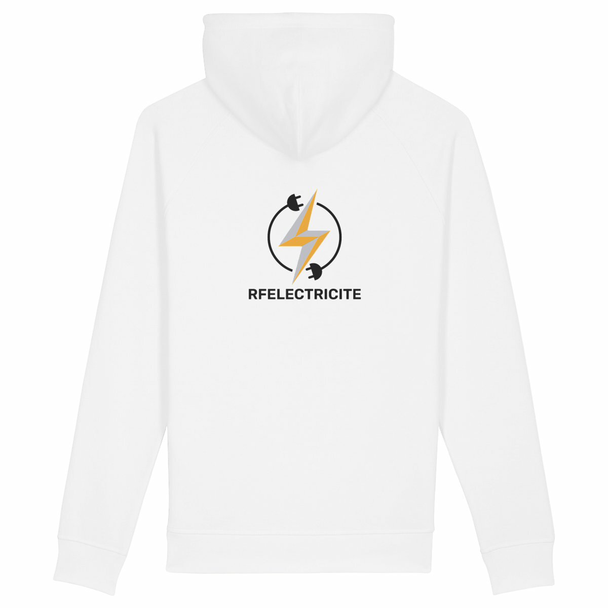 Image back Sweat à Capuche Oversize  "RF Elec" avec Poches Latérales 