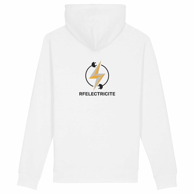 Image back Sweat à Capuche Oversize  "RF Elec" avec Poches Latérales 