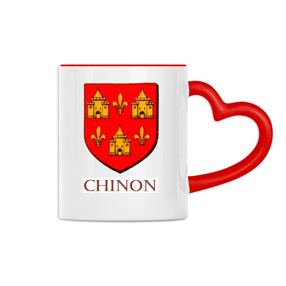 Image front Mug Coeur | GeoGraf'Ik | CHINON