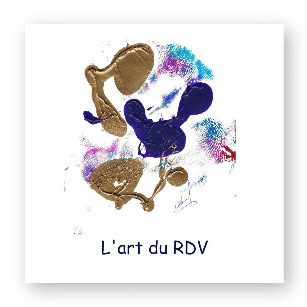 Image front Sticker Carré - Jérémie REBOURGEARD - L'Art du RDV