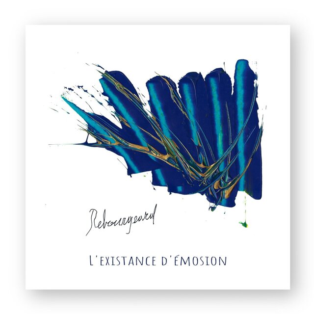 Image front Sticker Carré - J. REBOURGEARD - "L'existance d'émosion"