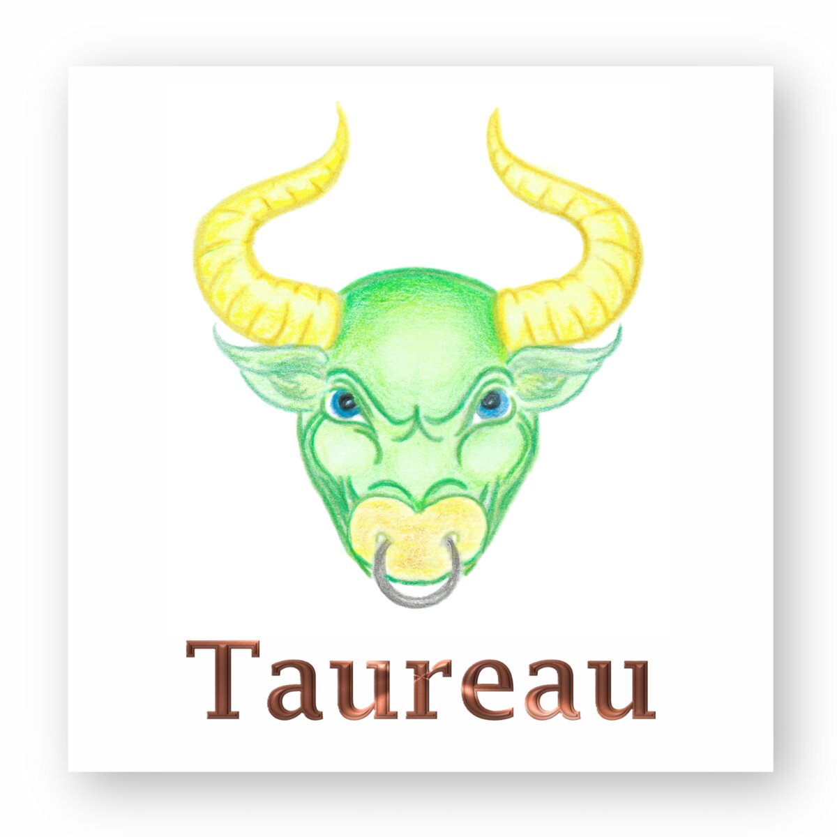 Image front Sticker | EzoTer’Ik | TAUREAU