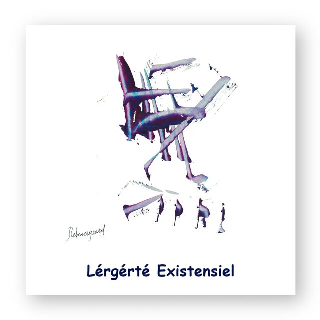 Image du produit Sticker Carré - Jérémie REBOURGEARD - “ Lérgérté Existentiel”