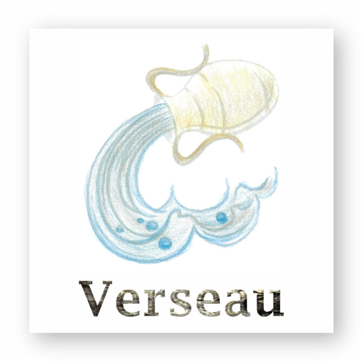 Image front Sticker | EzoTer’Ik | Verseau