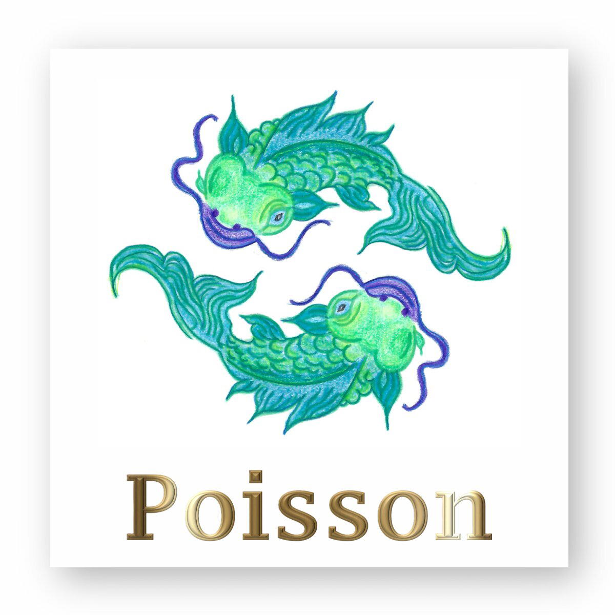 Image front Sticker | EzoTer’Ik | Poisson
