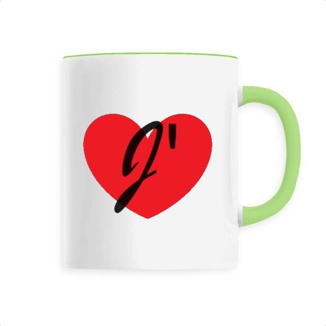 Image back Mug céramique - J'M