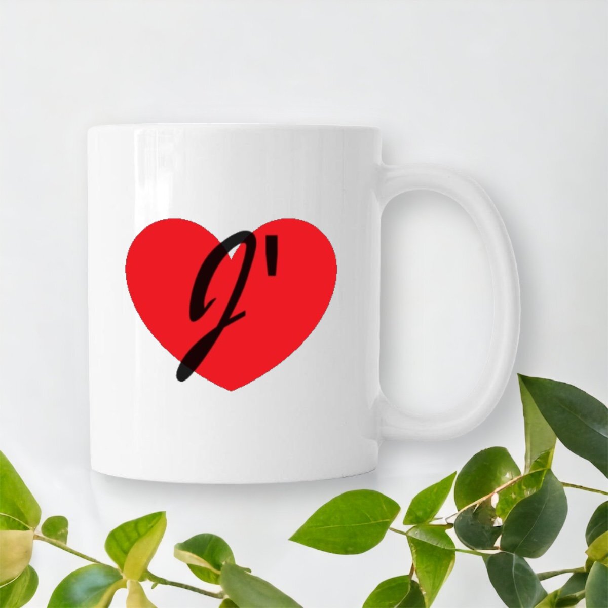 Image front Mug céramique - J'M