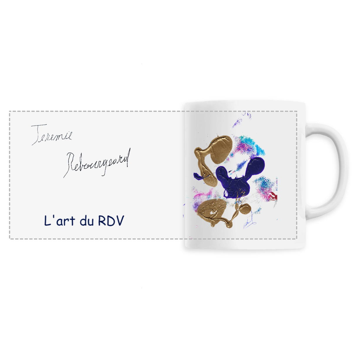 Image front Mug Céramique - Jérémie REBOURGEARD - L'Art du RDV