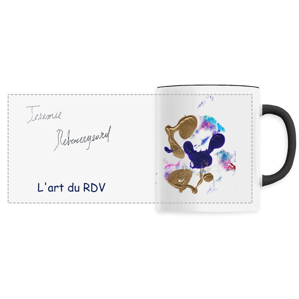 Image back Mug Céramique - Jérémie REBOURGEARD - L'Art du RDV