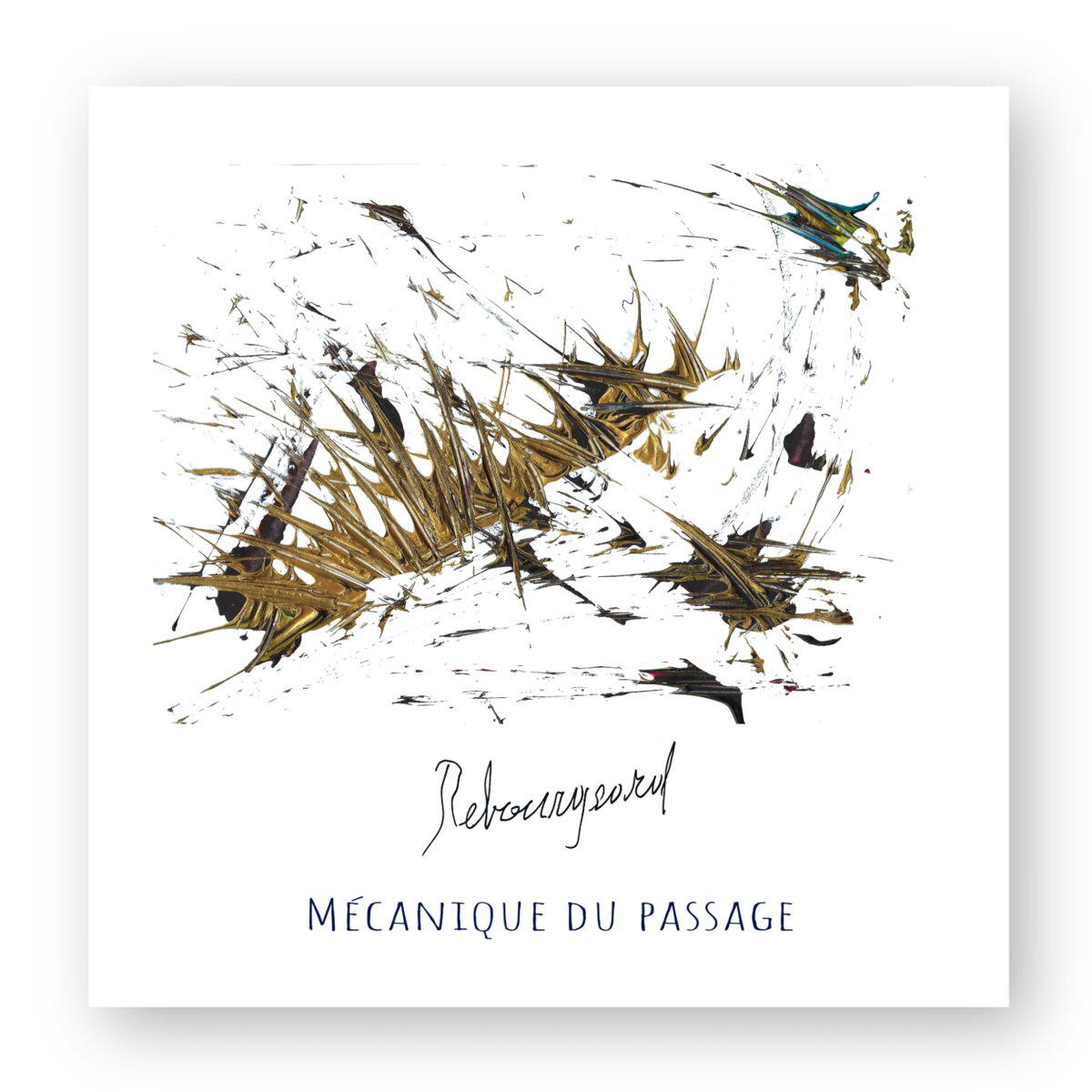 Image front Sticker Carré - J. REBOURGEARD - "Mécanique du passage"