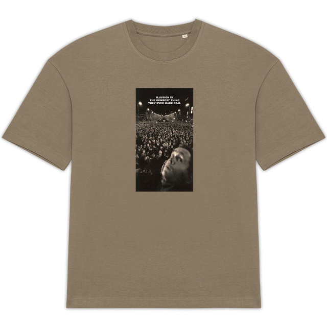 illusion is the dumbest thing they ever made real oversized t