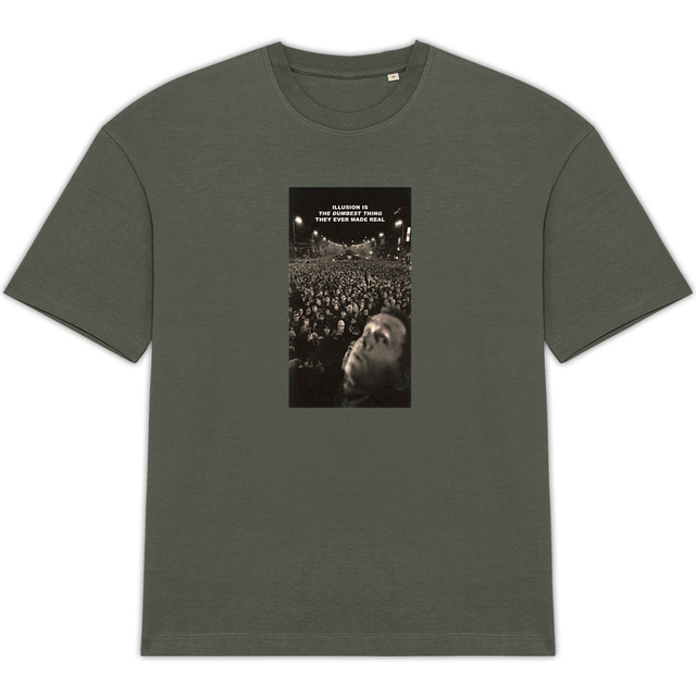 illusion is the dumbest thing they ever made real oversized t - Image