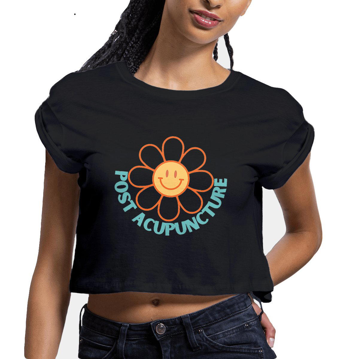Image front Post Acupuncture Womens Crop