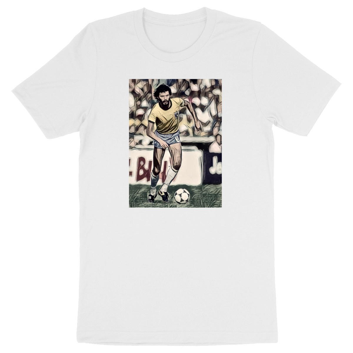 Image back T-Shirt illustration Socrates - Foot vintage